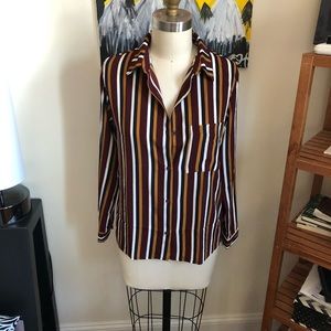 Forever 21 Button down striped shirt